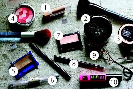NookAndSea-Beach-Beauty-Routine-Makeup-Whats-In-My-Bag-Display-Arrangment-Layout-Presentation-Setup-Steps