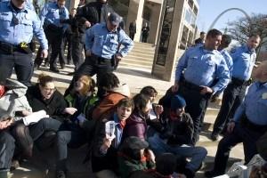 Navajos and Appalachians protest Peabody Coal, protesters arrested