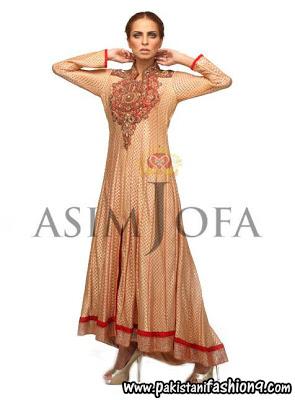 Asim Jofa Semi Formal Dresses  For Women 2013