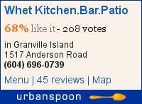 Whet Kitchen.Bar.Patio on Urbanspoon