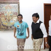 thumbs chiru meets ramanaidu 18 Chiru Greets Padma Bhushan Ramanaidu   Photos