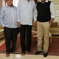 thumbs chiru meets ramanaidu 16 Chiru Greets Padma Bhushan Ramanaidu   Photos