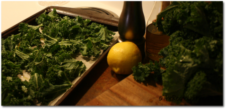Kale before the oven