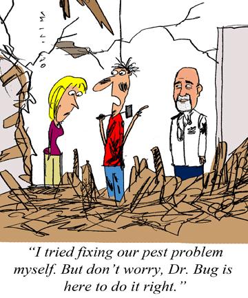 DrBugs Cartoon about Dr. Bug @ ProBest Pest Management