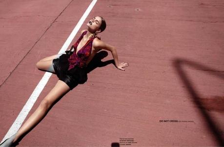 Barbara Palvin by Viviane Sassen for Numero June:July 2012