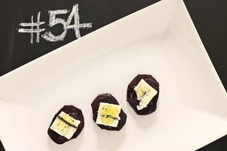 Roasted beets with gorgonzola cheese # 54