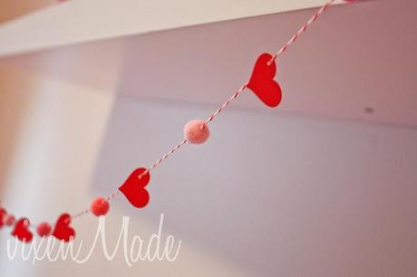 Quick Valentine's Day Garland