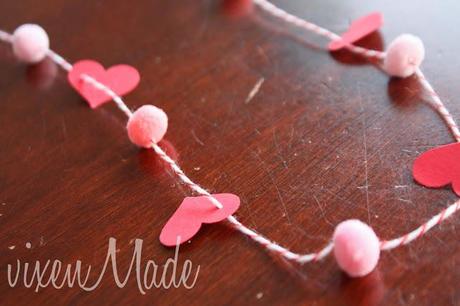 Quick Valentine's Day Garland