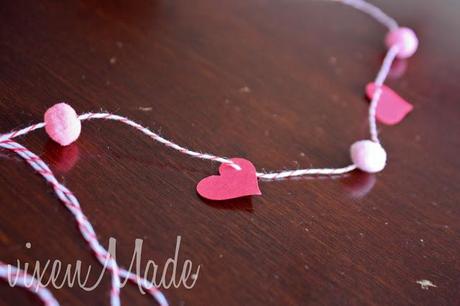 Quick Valentine's Day Garland