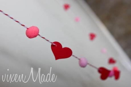 Quick Valentine's Day Garland