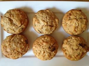 {Recipe} – Wholemeal, apple and sultana muffins