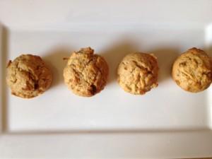 {Recipe} – Wholemeal, apple and sultana muffins