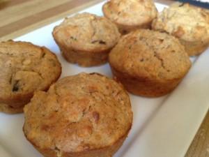 {Recipe} – Wholemeal, apple and sultana muffins