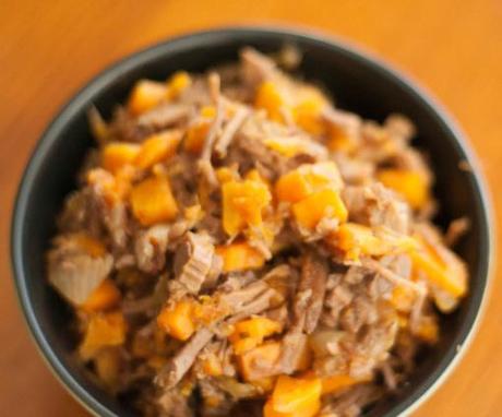 Paleo Pot Roast Hash with Sweet Potatoes Recipe