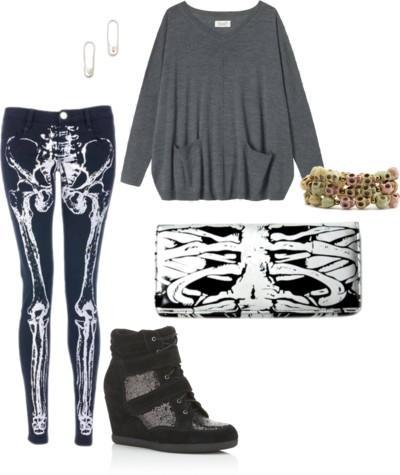 Skeleton Jeans