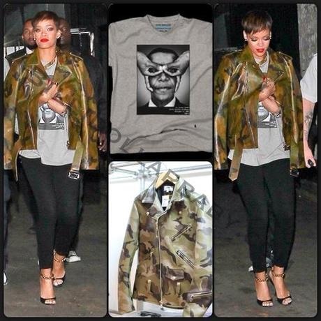 Celeb Style:  Rihanna hit up My Studio nightclub with a group of...