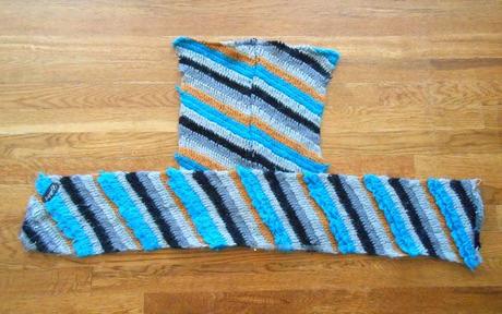 Scarf Made Bolero Vest