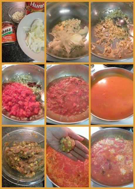Shrimp & Dumpling soup - collage2