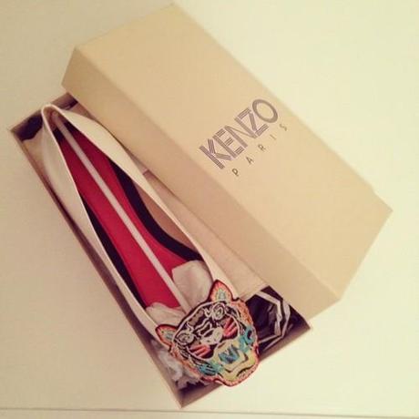 KENZO - 10MM TIGER PATENT LEATHER BALLERINAS ($367)