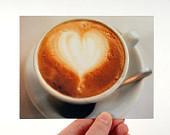 Heart Cappuccino Card, Valentines Day Card, Love, Coffee, Blank Inside, Romantic, Cappuccino, 4x5.5 card - RobinBarrettPhoto Heart Cappuccino Card, Valentines Day Card, Love, Coffee, Blank Inside, Romantic, Cappuccino, 4x5.5 card - RobinBarrettPhoto