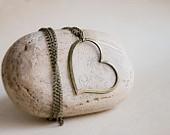 Heart Vintage Style Necklace - Romantic gift for her - CrystalFrog Heart Vintage Style Necklace - Romantic gift for her - CrystalFrog