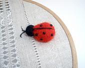 Children eco friendly jewelry Birthday Ladybug brooch felt pin Christmas Gift under 25 for kids boy girl mother teens sale red and black - HeartyGift Children eco friendly jewelry Birthday Ladybug brooch felt pin Christmas Gift under 25 for kids boy girl mother teens sale red and black - HeartyGift