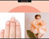 DUUET nail art - diy nail stickers - PEACHY KEEN - DouxCraft DUUET nail art - diy nail stickers - PEACHY KEEN - DouxCraft