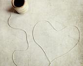 heart photo white beige conceptual art- Heartstring fine art photograph 8x8 photo print - sandraarduiniphoto heart photo white beige conceptual art- Heartstring fine art photograph 8x8 photo print - sandraarduiniphoto