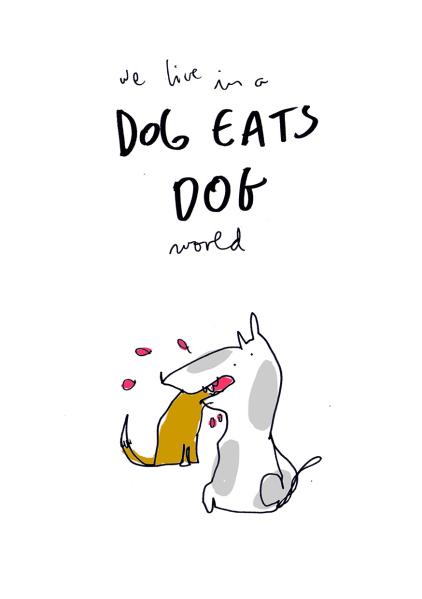 DOG EATS DOG merchesico humor
