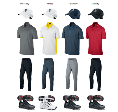 Tiger Woods Golf Clothing