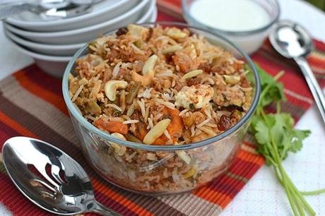 Vegetable Biryani in Slow Cooker