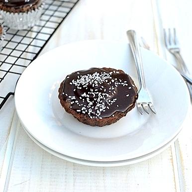Eggless Zucchini Chocolate Cupcakes