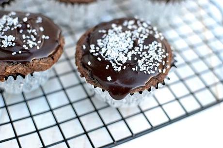 Eggless Zucchini Chocolate Cupcakes