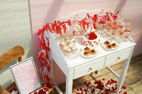 Will You be my Valentine? Dessert Table by Dandy & Darling