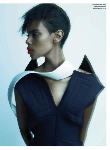 Grace Mahary for Elle Canada January 2013 by Leda and St. Jacques  2