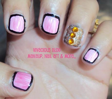 Retro Look Of Nails : Glam Nail Art