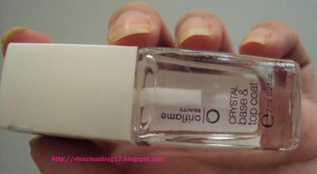 Oriflame Beauty Crystal Base & Top Coat Review