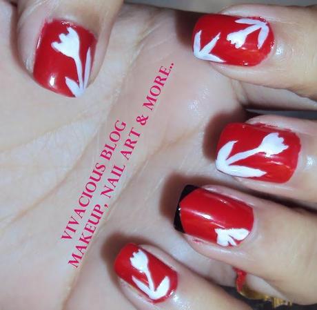 Carey Mulligan's Red Dress : Nail Art