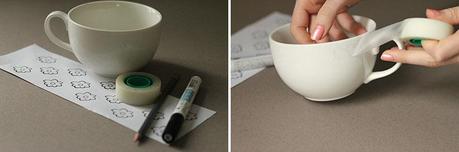 mugs materials needed mugs12 DIY FLOWER MUG