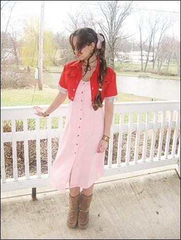 Victoria Cosplay as Aerith Gainsborough 