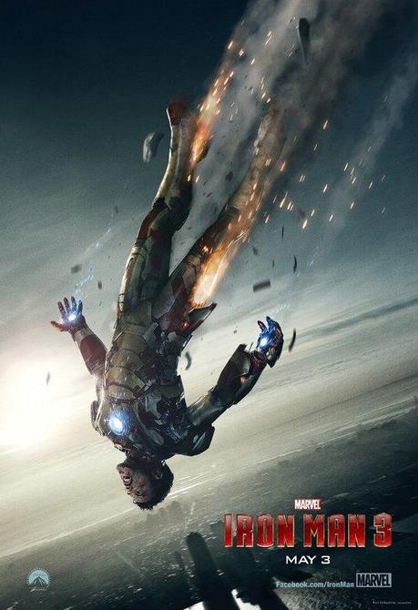 Tony Stark Goes Down in new 'Iron Man 3' Poster