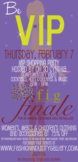 Save Up To 75% Off at FIG Finale on February 7