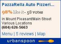 PazzaRella Auto Pizzeria Napoletana on Urbanspoon