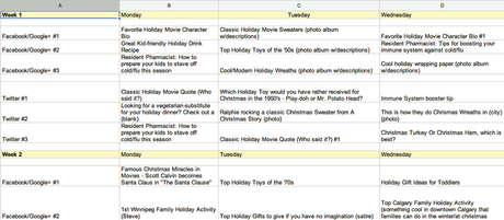 Create a Facebook Content Marketing Schedule