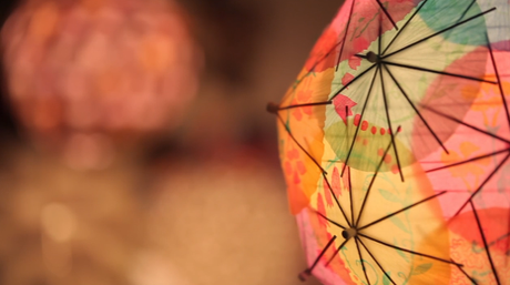 umbrella lantern 9 DIY Ways to Dress Up a Lantern   Fun & Festive!