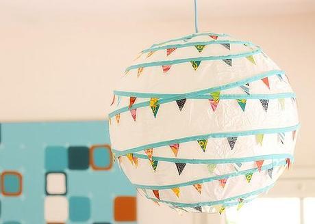 Pennant lamps 9 DIY Ways to Dress Up a Lantern   Fun & Festive!