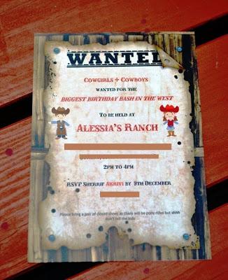 A Cowgirl themed birthday by Party Printables By Akrivi