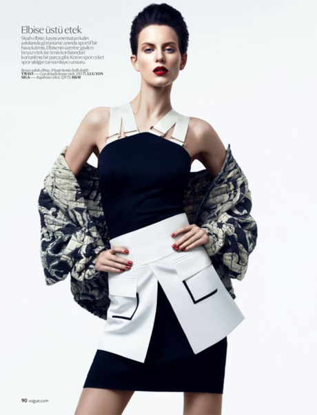 Ellinore Erichsen for Vogue Turkey February 2013 in Stylish...