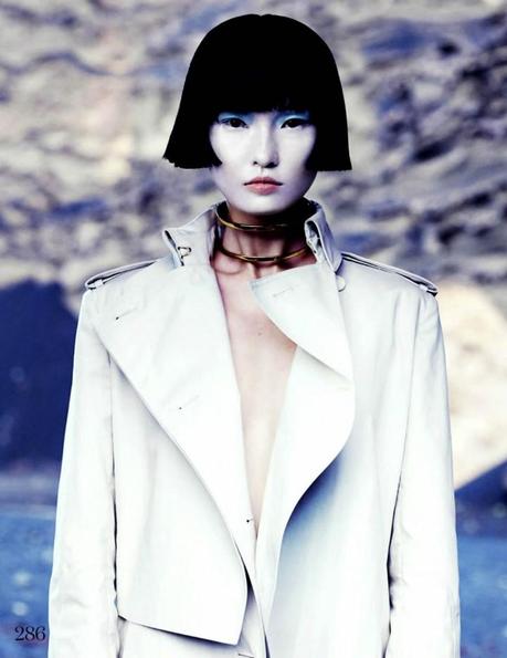 Wang Xiao by Marcus Ohlsson for Elle UK March 2013 4
