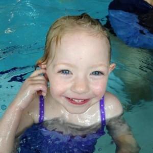 Lillian @ swimming lessons